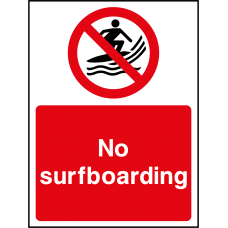 No Surfboarding
